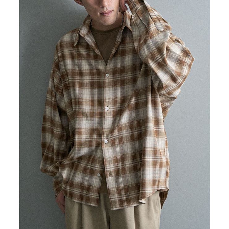 ベージュ | オンブレーチェックシャツ | CRAFT STANDARD BOUTIQUE