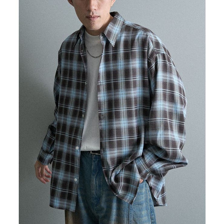 ブラウン | オンブレーチェックシャツ | CRAFT STANDARD BOUTIQUE