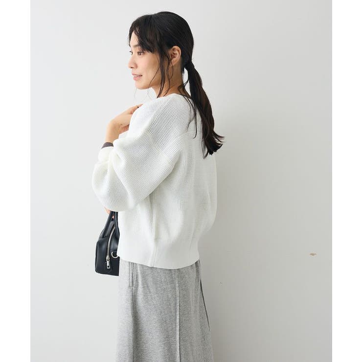 ワッフルニットジップカーディガン | CRAFT STANDARD BOUTIQUE | 詳細画像3 