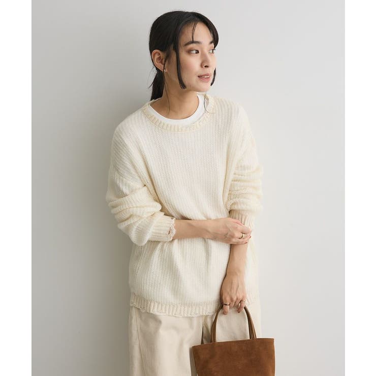 シアーモヘヤライクニットプルオーバー | CRAFT STANDARD BOUTIQUE | 詳細画像1 