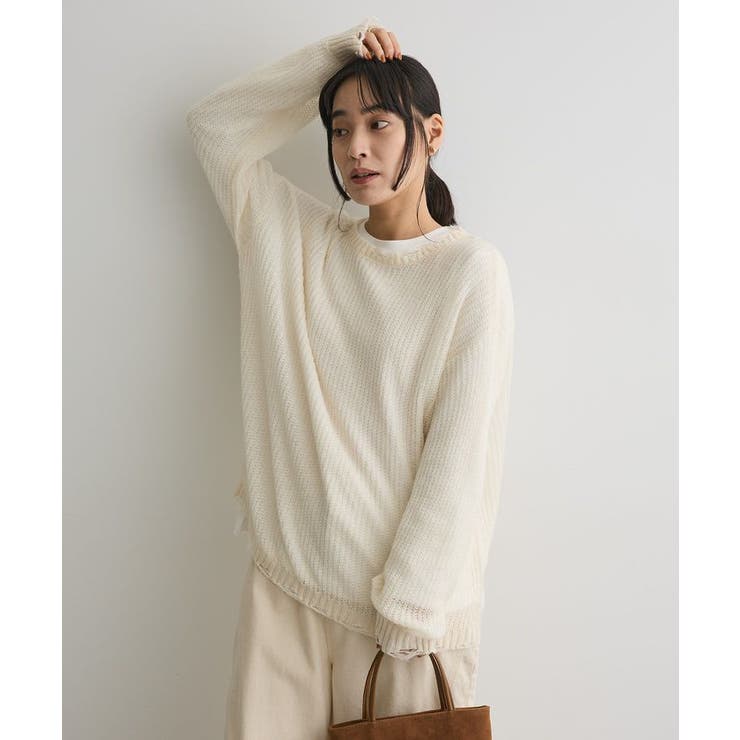 シアーモヘヤライクニットプルオーバー | CRAFT STANDARD BOUTIQUE | 詳細画像2 