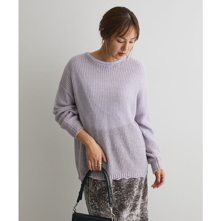 シアーモヘヤライクニットプルオーバー | CRAFT STANDARD BOUTIQUE | 詳細画像8 