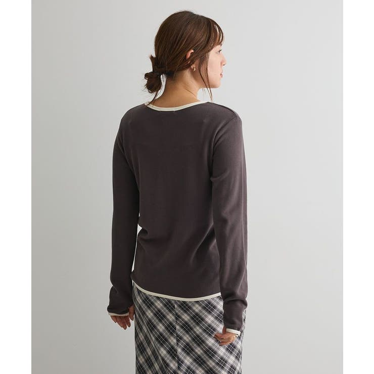 バイカラーパイピングプルオーバー | CRAFT STANDARD BOUTIQUE | 詳細画像10 