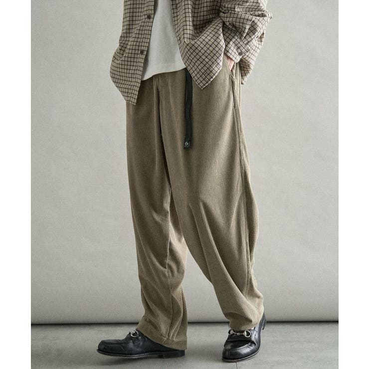 ベージュ | コーデュロイイージーワイドパンツ | CRAFT STANDARD BOUTIQUE