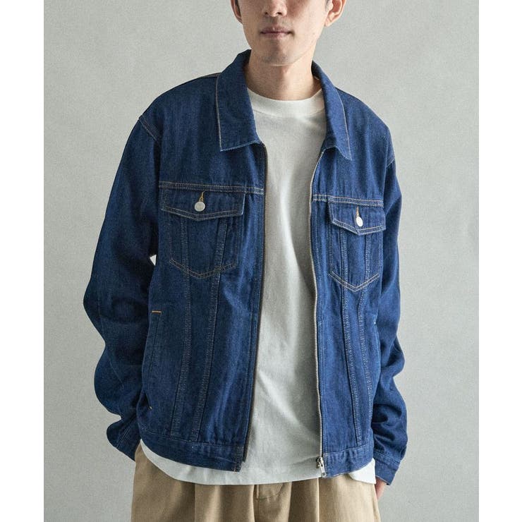 インディゴ | デニムZIP UPジャケット | CRAFT STANDARD BOUTIQUE