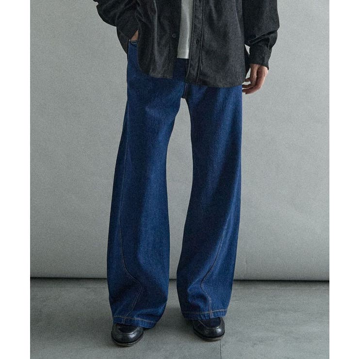 インディゴ | カーブフレアデニムパンツ | CRAFT STANDARD BOUTIQUE