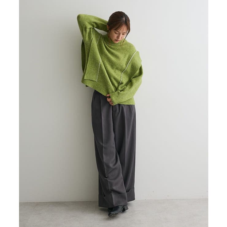 洗える/ハンドステッチデザインニットプルオーバー | CRAFT STANDARD BOUTIQUE | 詳細画像26 