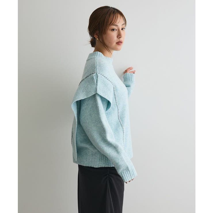 洗える/ハンドステッチデザインニットプルオーバー | CRAFT STANDARD BOUTIQUE | 詳細画像13 