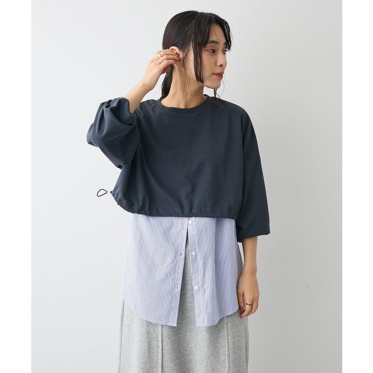 2点セット/ポンチ+布帛チュニック | CRAFT STANDARD BOUTIQUE | 詳細画像1 