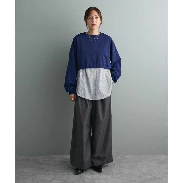 2点セット/ポンチ+布帛チュニック | CRAFT STANDARD BOUTIQUE | 詳細画像13 