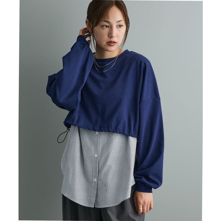 B | 2点セット/ポンチ+布帛チュニック | CRAFT STANDARD BOUTIQUE