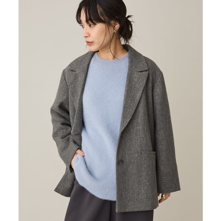チャコールグレー | ツイードジャケット | CRAFT STANDARD BOUTIQUE