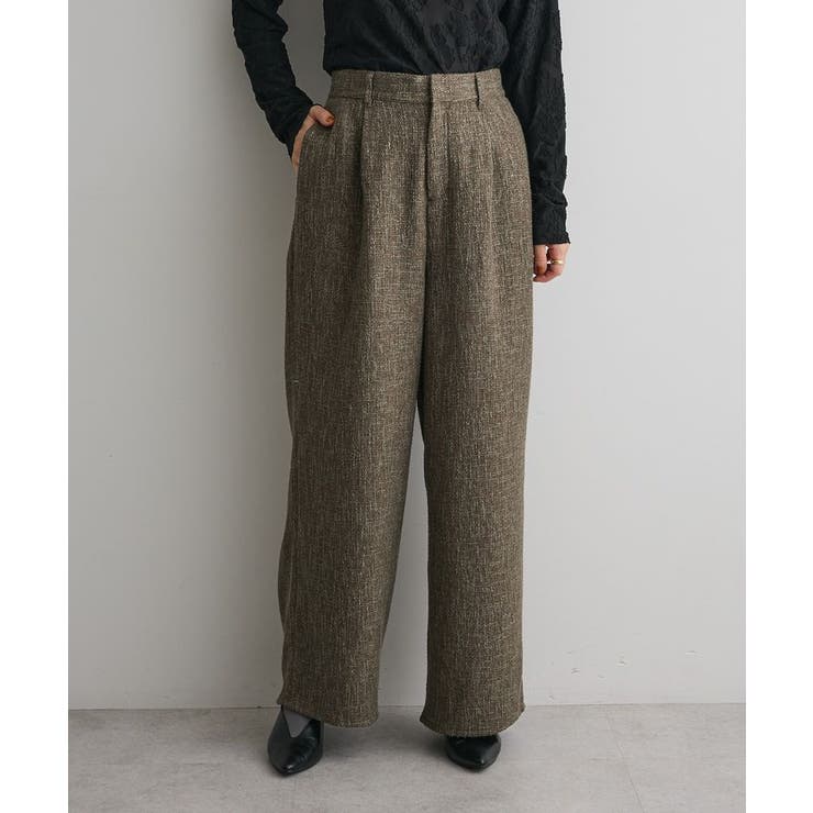 ダークブラウン | ツイードパンツ | CRAFT STANDARD BOUTIQUE