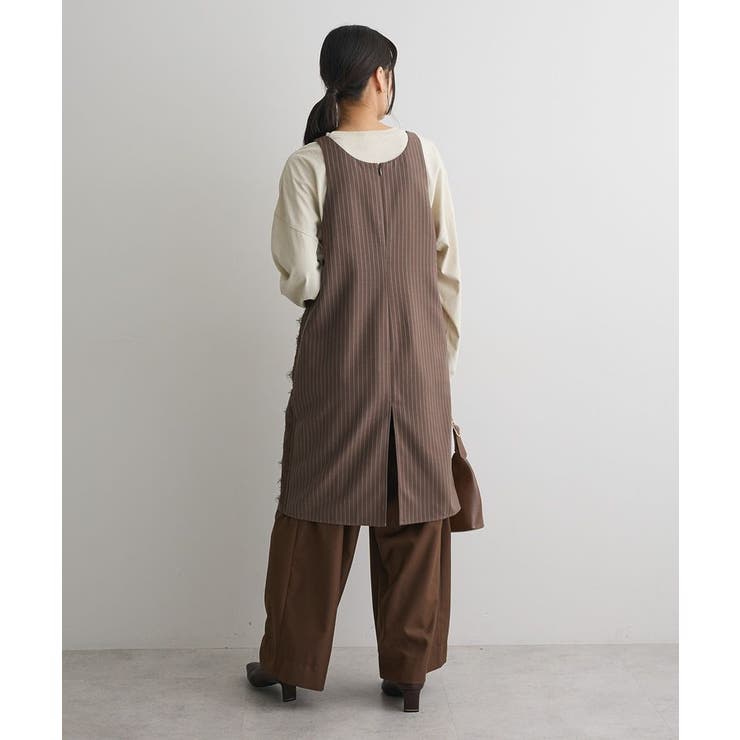 レース付きピンストライプジャンパースカート | CRAFT STANDARD BOUTIQUE | 詳細画像10 