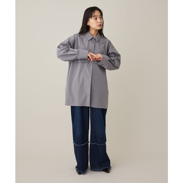 ビスチェレイヤード風シャツ | CRAFT STANDARD BOUTIQUE | 詳細画像6 