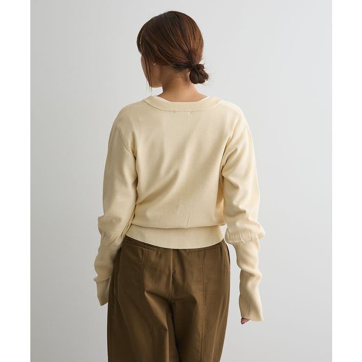 ロング袖リブコンパクトニットカーディガン | CRAFT STANDARD BOUTIQUE | 詳細画像19 