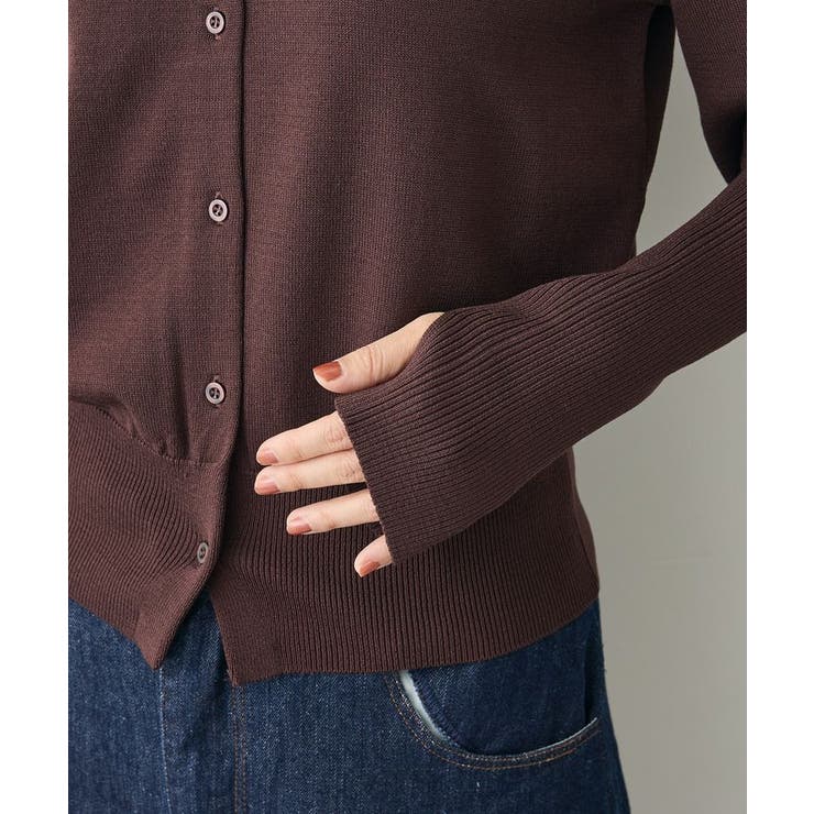 ロング袖リブコンパクトニットカーディガン | CRAFT STANDARD BOUTIQUE | 詳細画像24 