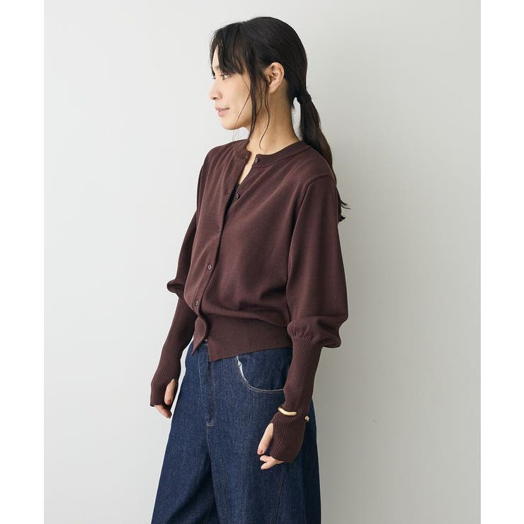 ロング袖リブコンパクトニットカーディガン | CRAFT STANDARD BOUTIQUE | 詳細画像10 