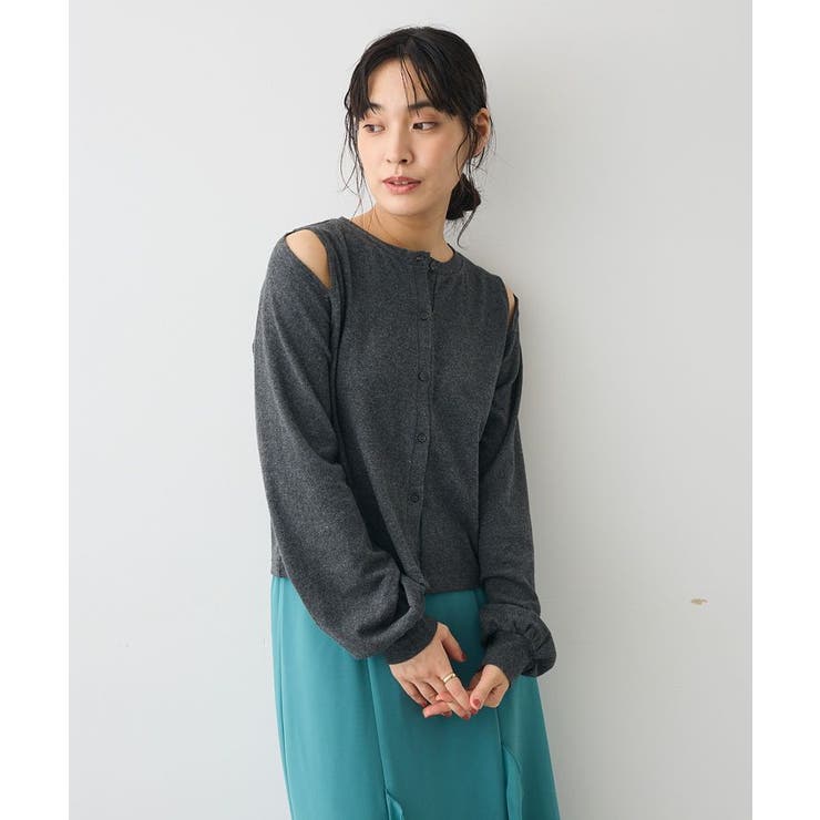 カットアウトデザインカーディガン | CRAFT STANDARD BOUTIQUE | 詳細画像2 
