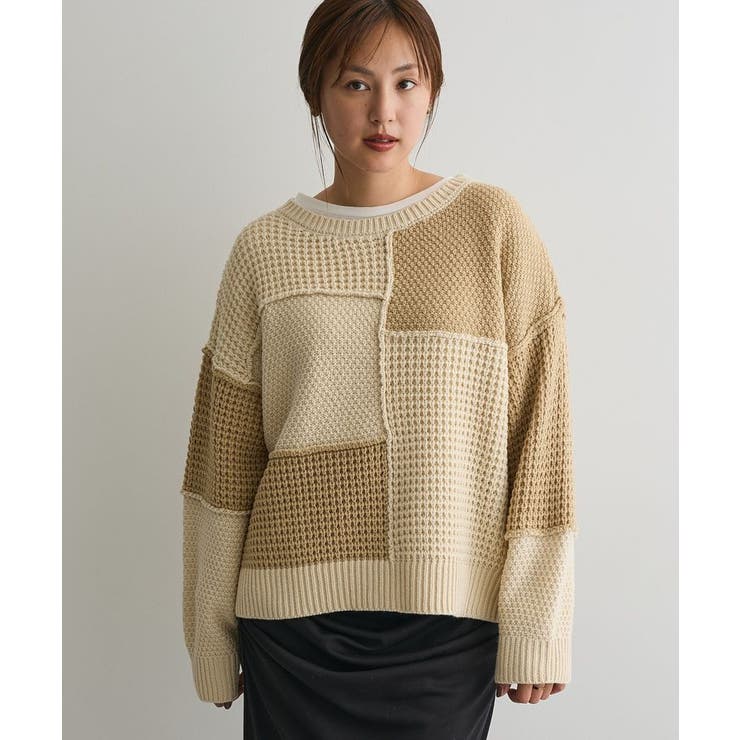 パッチワークニットプルオーバー | CRAFT STANDARD BOUTIQUE | 詳細画像2 