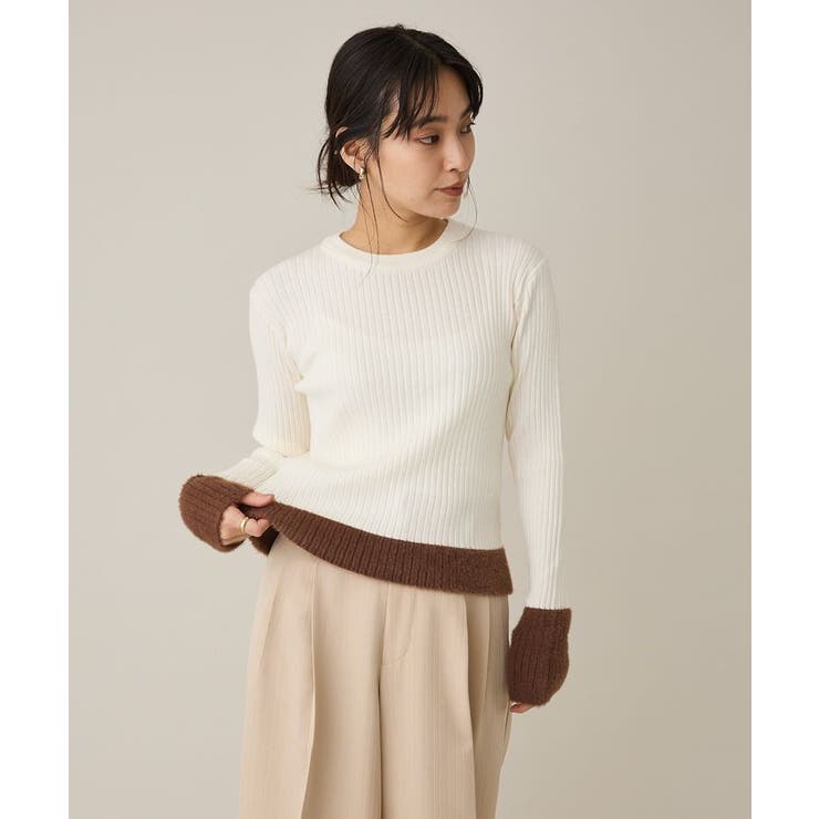 とてもち袖シャギーニットプルオーバー | CRAFT STANDARD BOUTIQUE | 詳細画像3