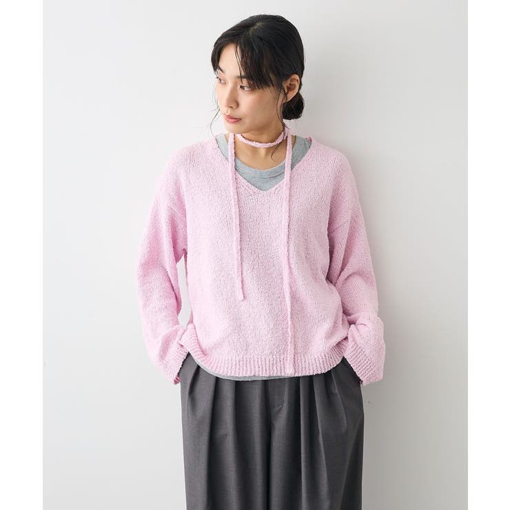 ファンシーヤーンVネックプルオーバー | CRAFT STANDARD BOUTIQUE | 詳細画像2 