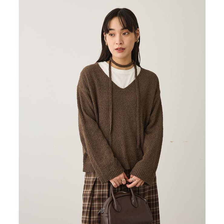 ファンシーヤーンVネックプルオーバー | CRAFT STANDARD BOUTIQUE | 詳細画像12 