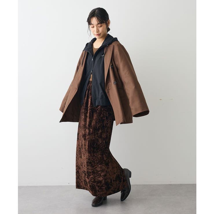 クラッシュベロアサイドスリットスカート | CRAFT STANDARD BOUTIQUE | 詳細画像11 