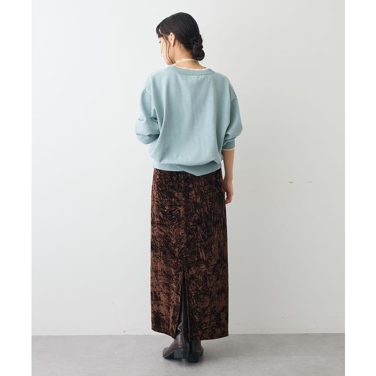 クラッシュベロアサイドスリットスカート | CRAFT STANDARD BOUTIQUE | 詳細画像8 