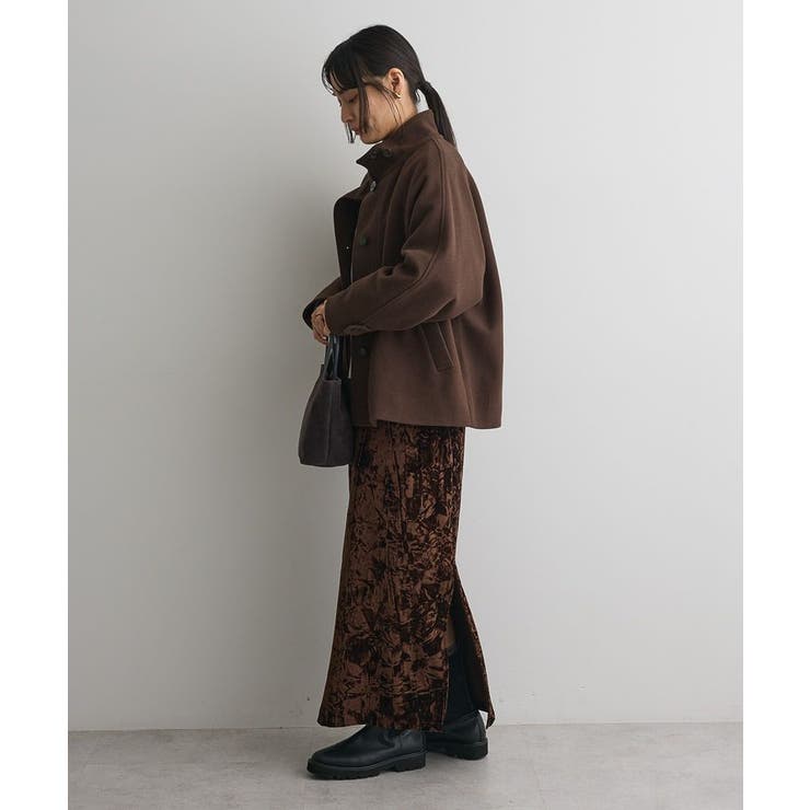 クラッシュベロアサイドスリットスカート | CRAFT STANDARD BOUTIQUE | 詳細画像16 