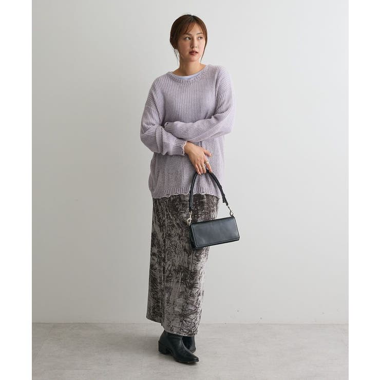 クラッシュベロアサイドスリットスカート | CRAFT STANDARD BOUTIQUE | 詳細画像20 