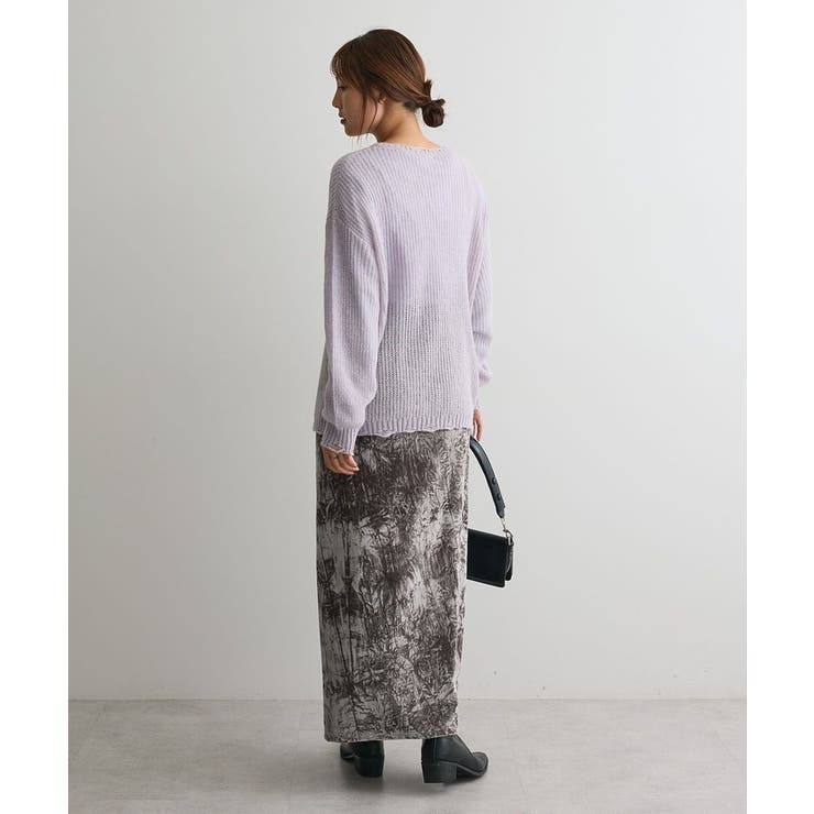 クラッシュベロアサイドスリットスカート | CRAFT STANDARD BOUTIQUE | 詳細画像22 