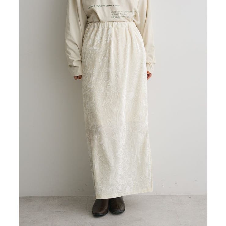 クラッシュベロアサイドスリットスカート | CRAFT STANDARD BOUTIQUE | 詳細画像24 