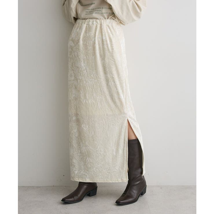 クラッシュベロアサイドスリットスカート | CRAFT STANDARD BOUTIQUE | 詳細画像26 