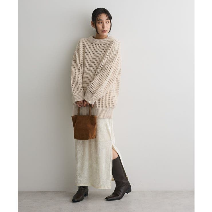 クラッシュベロアサイドスリットスカート | CRAFT STANDARD BOUTIQUE | 詳細画像29 