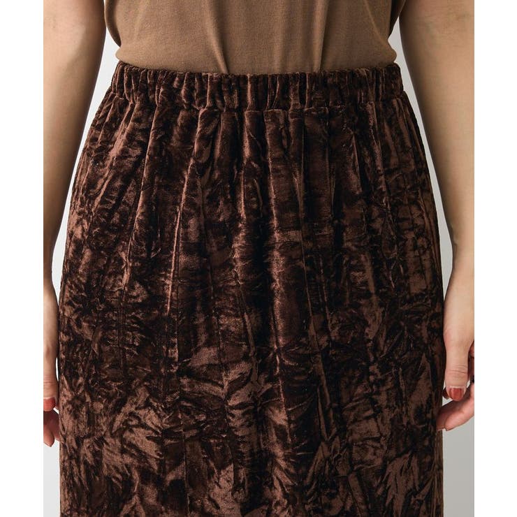 クラッシュベロアサイドスリットスカート | CRAFT STANDARD BOUTIQUE | 詳細画像33 