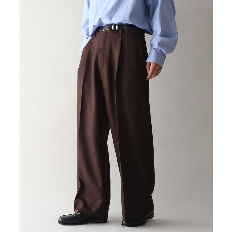 ウールライクポリツイルワイドパンツ | CRAFT STANDARD BOUTIQUE | 詳細画像24 