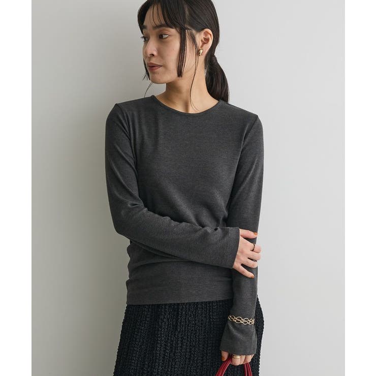 ダークグレー | クルーネックバックメローカットソー | CRAFT STANDARD BOUTIQUE