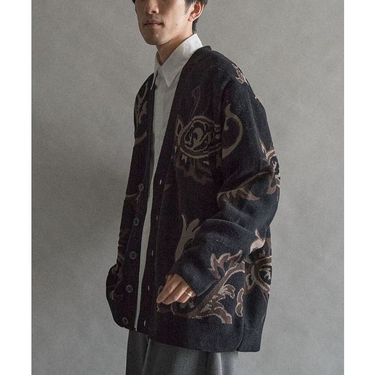 総柄ニットカーディガン | CRAFT STANDARD BOUTIQUE | 詳細画像8 