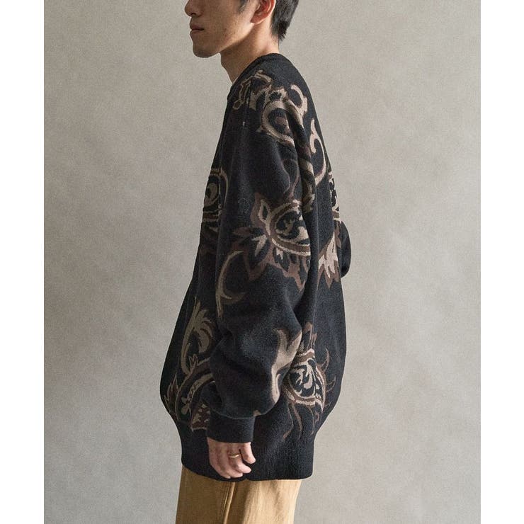 総柄クルーネックニット | CRAFT STANDARD BOUTIQUE | 詳細画像8 