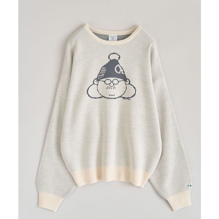 アイボリー | 【P・O・P・S】ダブルジャカードニットプルオーバー | CRAFT STANDARD BOUTIQUE