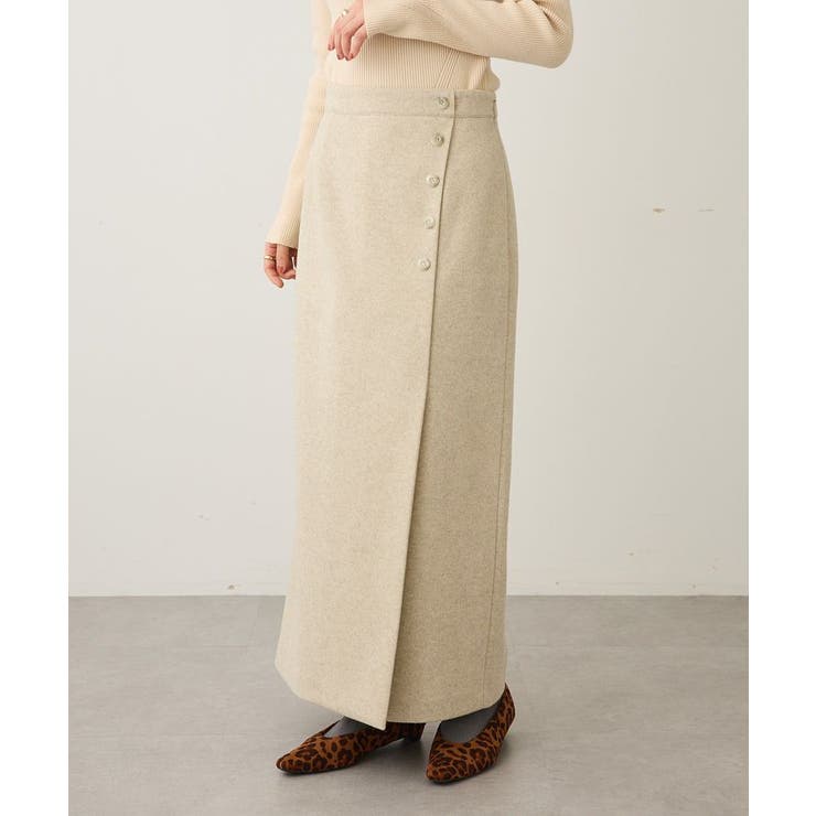 ラップ風Iラインスカート | CRAFT STANDARD BOUTIQUE | 詳細画像10 