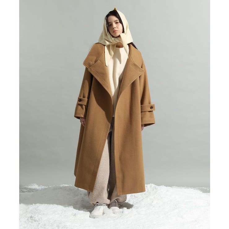 キャメル | メルトンロングコート | CRAFT STANDARD BOUTIQUE