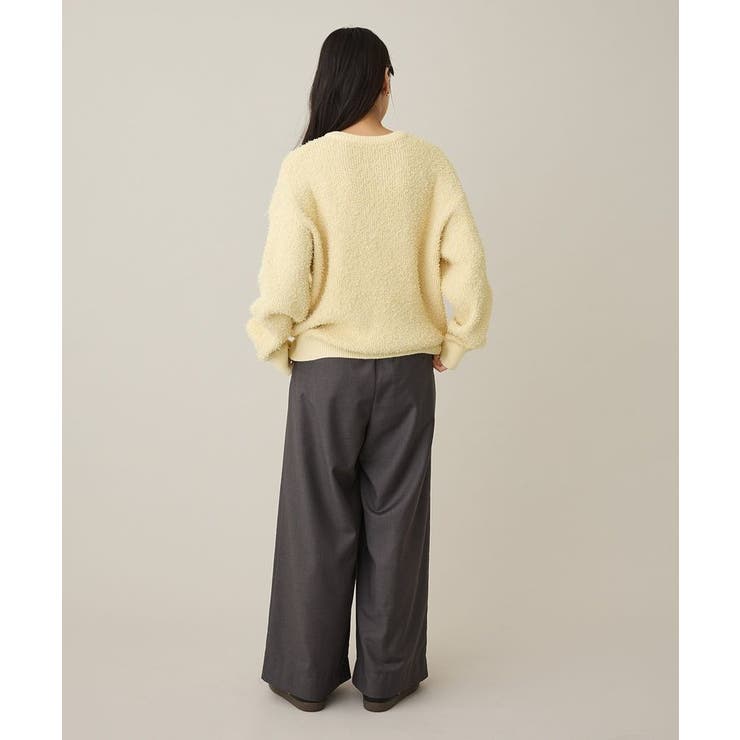洗える/ネップヘンリーネックニットプルオーバー | CRAFT STANDARD BOUTIQUE | 詳細画像9 