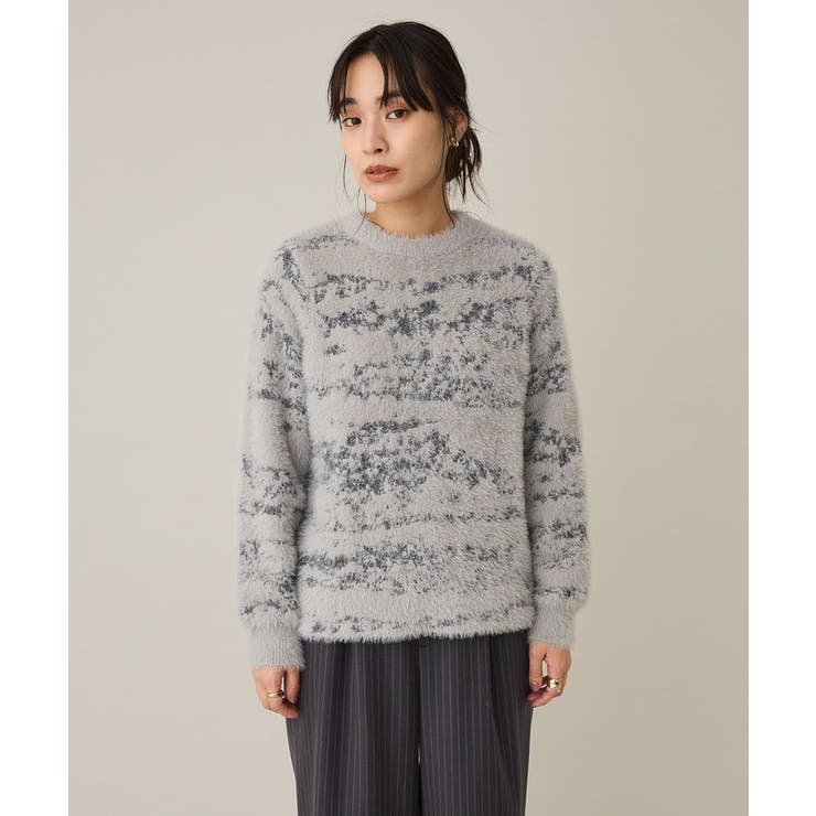 洗える/ニュアンス柄フェザーニットプルオーバー | CRAFT STANDARD BOUTIQUE | 詳細画像2 
