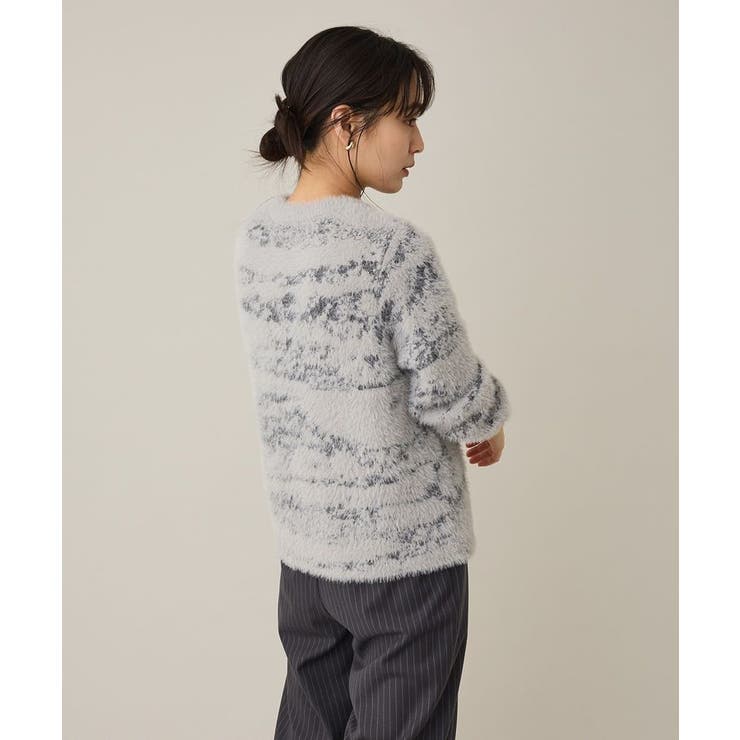 洗える/ニュアンス柄フェザーニットプルオーバー | CRAFT STANDARD BOUTIQUE | 詳細画像5 