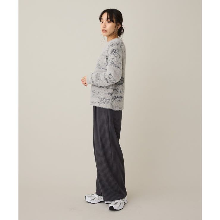 洗える/ニュアンス柄フェザーニットプルオーバー | CRAFT STANDARD BOUTIQUE | 詳細画像8 