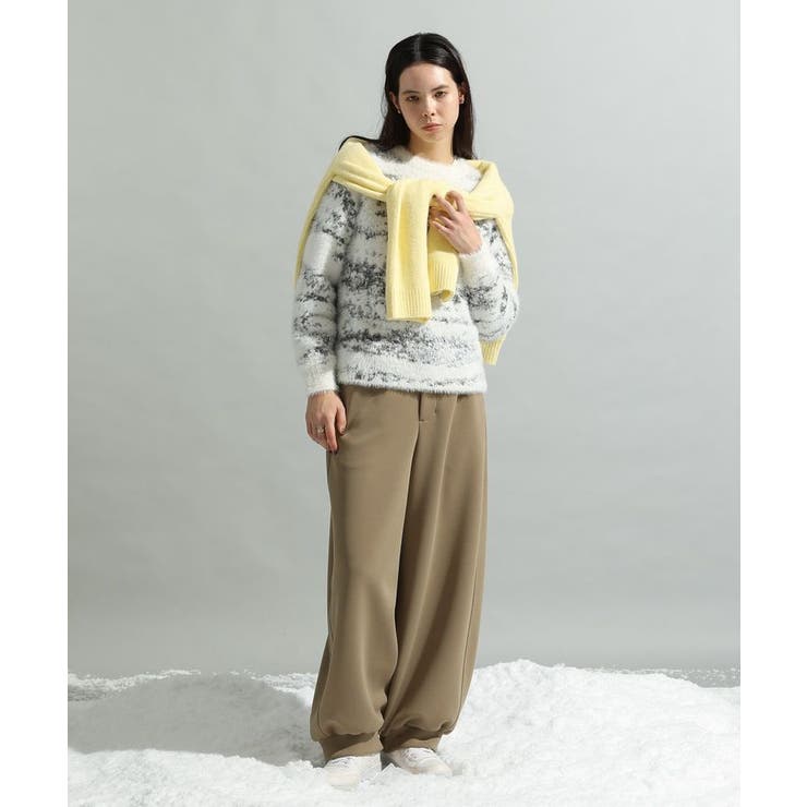 洗える/ニュアンス柄フェザーニットプルオーバー | CRAFT STANDARD BOUTIQUE | 詳細画像14 