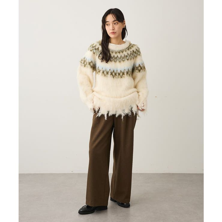 洗える/ノルディック起毛ニットプルオーバー | CRAFT STANDARD BOUTIQUE | 詳細画像13 