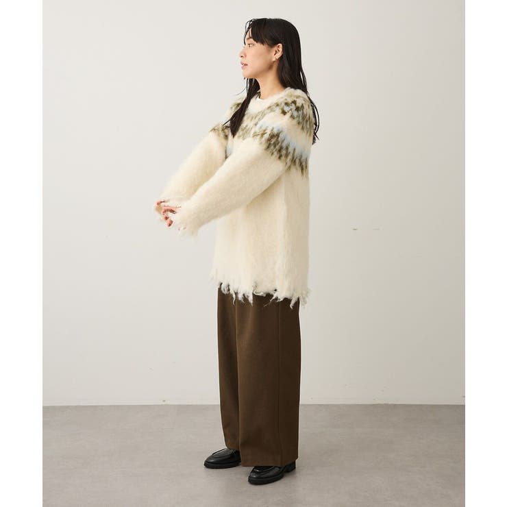 洗える/ノルディック起毛ニットプルオーバー | CRAFT STANDARD BOUTIQUE | 詳細画像14 